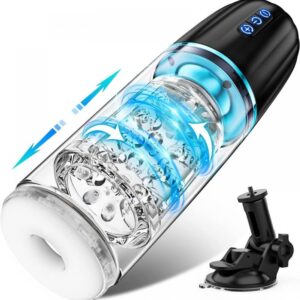 Hands Free Automatic Pussy vibrator Stroker with 7 Thrusting & Rotating